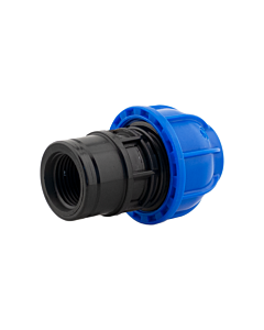 Sicomat Plastic straight connector R201 - 20 mm x 1/2 female.