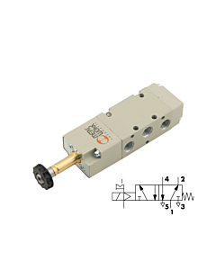 Metal Work 5/2 valve SOV 25 SES OO