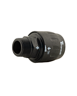 Transair straight pipe connector 6605 - 40 mm x R1.1/2 male